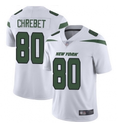 Jets #80 Wayne Chrebet White Men Stitched Football Vapor Untouchable Limited Jersey