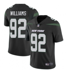 Jets #92 Leonard Williams Black Alternate Men Stitched Football Vapor Untouchable Limited Jersey