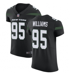 Jets 95 Quinnen Williams Black Alternate Men Stitched Football Vapor Untouchable Elite Jersey