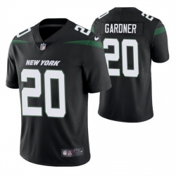 Men New York Jets 20 Ahmad Gardner 2022 Black Vapor Untouchable Limited Stitched jersey