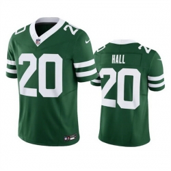 Men New York Jets 20 Breece Hall Green 2024 F U S E  Vapor Limited Stitched Jersey