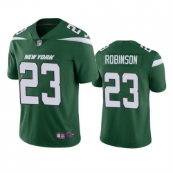 Men New York Jets 23 James Robinson Green Vapor Untouchable Limited Stitched Jersey