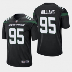 Men New York Jets #95 Quinnen Williams Black Vapor Untouchable Limited Stitched NFL Jersey