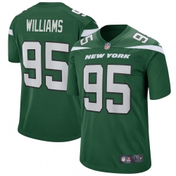 Men New York Jets #95 Quinnen Williams Green Vapor Untouchable Limited Stitched NFL Jersey