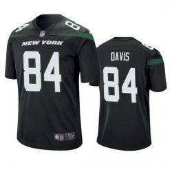 Men New York Jets Corey Davis #84 Black Vapor Limited Stitched Football Jersey