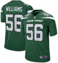 Men New York Jets Quincy Williams #56 Green Vapor Limited Stitched Football Jersey