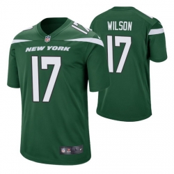 Men Nike New York Jets #17 Garrett Wilson Green Vapor Limited Jersey