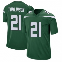 Men Nike New York Jets 21 LaDainian Tomlinson Green Untouchable Vapor Limited Jersey