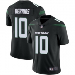 Men's New York Jets #10 Braxton Berrios Black Vapor Untouchable Limited Stitched Jersey