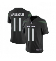 Mens New York Jets 11 Robby Anderson Black Alternate Vapor Untouchable Limited Player Football Jersey