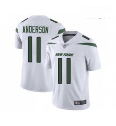 Mens New York Jets 11 Robby Anderson White Vapor Untouchable Limited Player Football Jersey