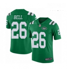 Mens New York Jets 26 Le Veon Bell Limited Green Rush Vapor Untouchable Football Jersey