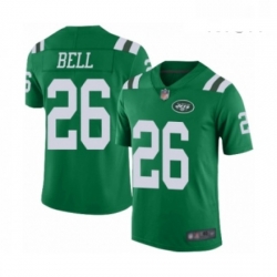 Mens New York Jets 26 Le Veon Bell Limited Green Rush Vapor Untouchable Football Jersey