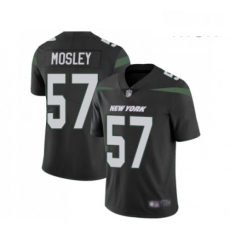 Mens New York Jets 57 CJ Mosley Black Alternate Vapor Untouchable Limited Player Football Jersey