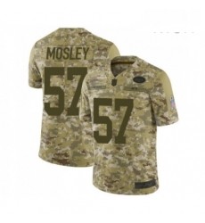 Mens New York Jets 57 CJ Mosley Limited Camo 2018 Salute to Service Football Jersey