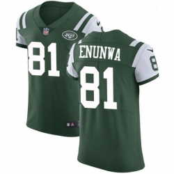 Mens Nike New York Jets 81 Quincy Enunwa Elite Green Team Color NFL Jersey