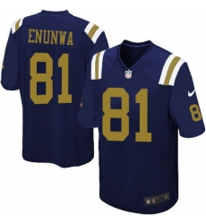 Mens Nike New York Jets 81 Quincy Enunwa Game Navy Blue Alternate NFL Jersey