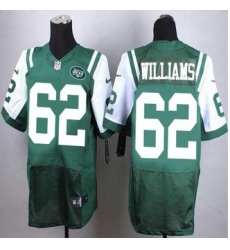 New New York Jets #62 Leonard Williams Green Team Color Mens NFL Elite Jersey