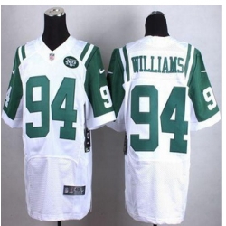 New New York Jets #94 Leonard Williams White Men' Stitched NFL Elite Jersey