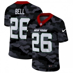 New York Jets 26 Le 27Veon Bell Men Nike 2020 Black CAMO Vapor Untouchable Limited Stitched NFL Jersey