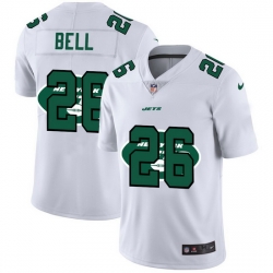 New York Jets 26 Le 27Veon Bell White Men Nike Team Logo Dual Overlap Limited NFL Jersey