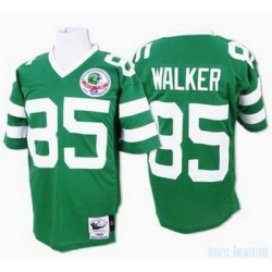 New York Jets Throwback 85 Wesley Walker Green throwback
