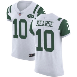 Nike Jets #10 Jermaine Kearse White Mens Stitched NFL Vapor Untouchable Elite Jersey