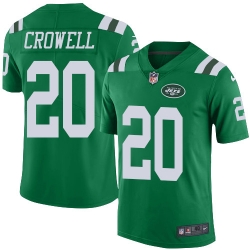 Nike Jets #20 Isaiah Crowell Green Men Stitched NFL Elite Rush Jersey