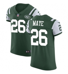 Nike Jets #26 Marcus Maye Green Team Color Mens Stitched NFL Vapor Untouchable Elite Jersey