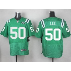Nike Jets #50 Darron Lee Green Mens Stitched NFL Elite Rush Jersey