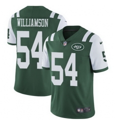 Nike Jets #54 Avery Williamson Green Team Color Mens Stitched NFL Vapor Untouchable Limited Jersey