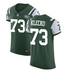 Nike Jets #73 Joe Klecko Green Team Color Mens Stitched NFL Vapor Untouchable Elite Jersey