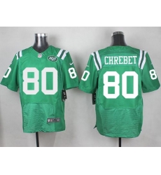 Nike Jets 80 Wayne Chrebet Green Mens Stitched NFL Elite Rush Jersey