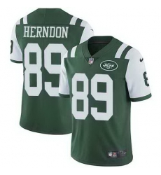 Nike Jets 89 Chris Herndon Green Vapor Untouchable Limited Jersey