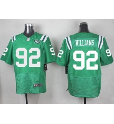 Nike Jets 92 Leonard Williams Green Mens Stitched NFL Elite Rush Jersey