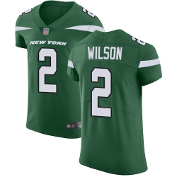 Nike New York Jets 2 Zach Wilson Green Team Color Men Stitched NFL Vapor Untouchable Elite Jersey