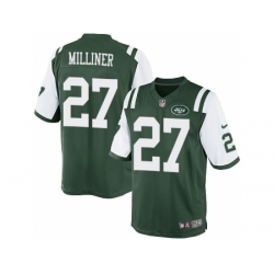 Nike New York Jets 27 Dee Milliner Green Limited NFL Jersey