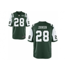 Nike New York Jets 28 Chris Johnson Green Elite NFL Jersey