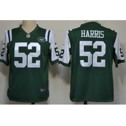 Nike New York Jets 52 David Harris Green Game NFL Jersey