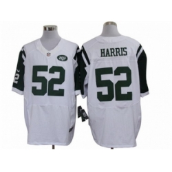 Nike New York Jets 52 David Harris White Elite NFL Jersey