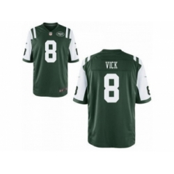 Nike New York Jets 8 Michael Vick green Elite NFL Jersey