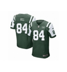 Nike New York Jets 84 Stephen Hill Green Elite NFL Jersey