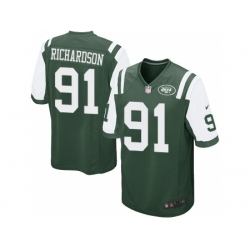 Nike New York Jets 91 Sheldon Richardson Green Game NFL Jersey