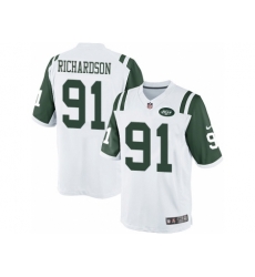 Nike New York Jets 91 Sheldon Richardson White Limited NFL Jersey