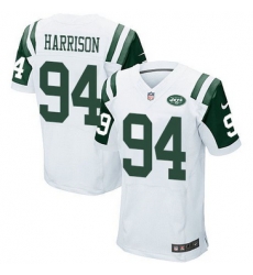 Nike New York Jets #94 Damon Harrison White Mens Stitched NFL Elite Jersey