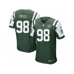 Nike New York Jets 98 Quinton Coples Green Elite NFL Jersey