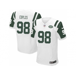 Nike New York Jets 98 Quinton Coples White Elite NFL Jersey