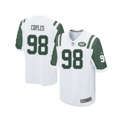 Nike New York Jets 98 Quinton Coples White Game NFL Jersey