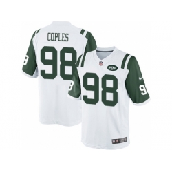 Nike New York Jets 98 Quinton Coples White Limited NFL Jersey