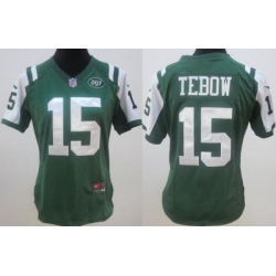2012 Nike Women New York Jets #15 Tim Tebow green Nike NFL Jerseys